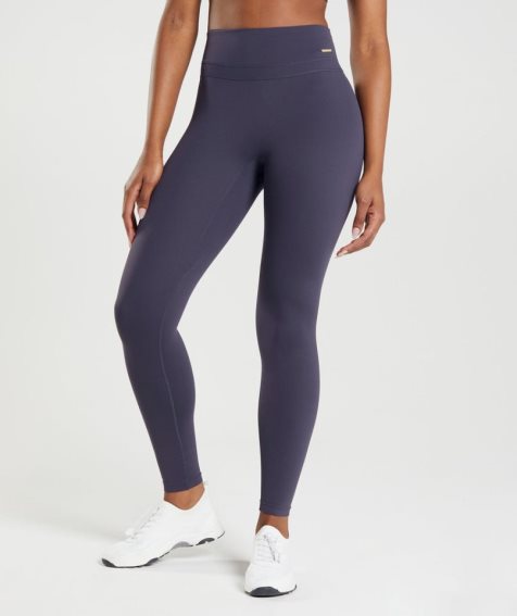 Women's Gymshark Whitney High Rise Leggings Navy | CA ND068A